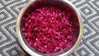 Rose Powder HomemadeSai Nikhita AnnenikhitasblogDIY Rose Powder [upl. by Ardnat623]