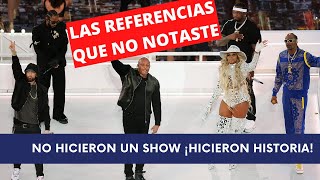 EXPLICACIÓN de todas las REFERENCIAS  Super Bowl LVI Halftime Show Análisis [upl. by Padgett695]