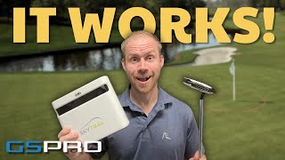 FINALLY Putting and Short Chipping with SKYTRAK in GSPro [upl. by Anibas]