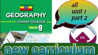 Ethiopian Grade 9 geography new carriculum unit 1 part 2 afaan oromoo [upl. by Balthazar]