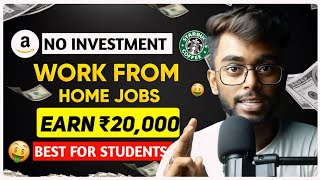 Work From Home Job 2024 🔥 Online Jobs At Home  Part Time Jobs  Online Jobs Without investment [upl. by Edelsten]