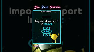 🔥Import amp Export In React Developers Should know reactjs reactjsdeveloper coding webdevelopment [upl. by Letizia]