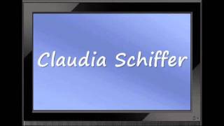 How to Pronounce quotClaudia Schifferquot Correctly [upl. by Teirrah756]