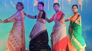 Assamese mix dance mashup।। dhuniya nayika।। tur hahite jilike।। reels trending dance [upl. by Birdt]