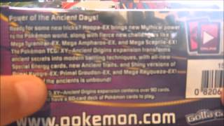 Opening 9 Pokemon XY Ancient Origins Booster Packs [upl. by Sigfried]