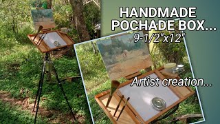 Handmade Pochade box for Plein Airupdated version [upl. by Nytsrik461]