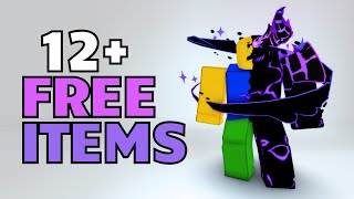 OMG 12 FREE ROBLOX ITEMS 😱 NEW ITEMS 2024 [upl. by Anivid]