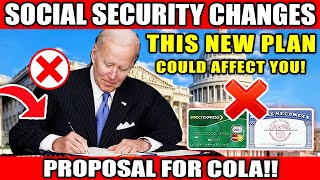 JUST RELEASED Proposals for Social Security COLA Increase Projections… [upl. by Asyle663]