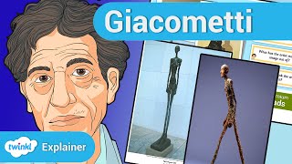 Giacometti  Famous Artists for Kids [upl. by Nnylkoorb381]