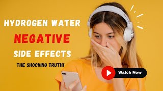 Hydrogen Water Negative Side Effects  The Shocking Truth 😲😲 [upl. by Theona]