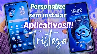 Como deixar Seu Celular Mais BONITO Sem Instalar Aplicativos PERSONALIZAÇÃO TRISTEZA Para Android [upl. by Nerrawed524]