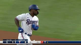 Every Adolis Garcia Home run vs New York Yankees 4 [upl. by Tnerb]