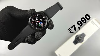 I Bought Samsung Galaxy Watch 4 Classic Lte At ₹7990  How  unboxify [upl. by Dukie]