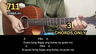 711  Toneejay  Guitar Tutorial  Guitar Chords [upl. by Nynahs]