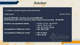 Practical Tax Calculations  Old tax table [upl. by Gombach304]