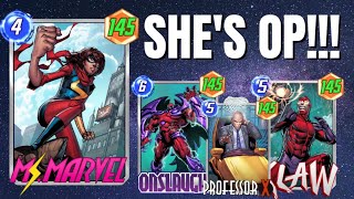 MS MARVEL IS OP AND FUN  MARVEL SNAP [upl. by Richmal5]