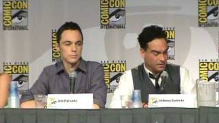 The Big Bang Theory Panel Comic Con 2010 Part 2 [upl. by Inoliel]