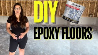 I Tried The Most Popular DIY Epoxy Garage Floor Coating [upl. by Urias]