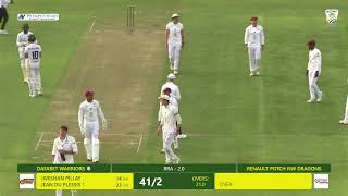 CSA 4Day Series  Division 1  Dafabet Warriors vs Renault Potchefstroom NW Dragons  Day 2 [upl. by Uehttam563]