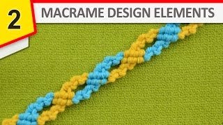 Design Elements  Macrame Chain Stitch [upl. by Merat780]