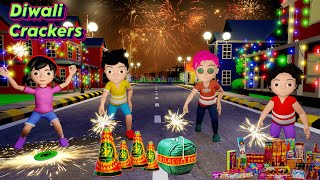 Diwali Ke Patakhe Cartoon  Diwali Crackers Cartoon  Pagal Beta  Desi Comedy Video Cs Bisht Vines [upl. by Aicilyhp595]