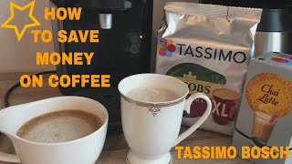 Tassimo Bosch l How to save money on coffee [upl. by Sirahs]