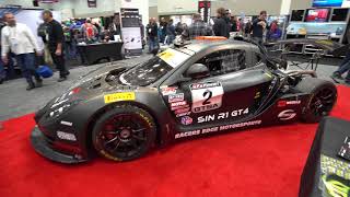 Albins Transaxle Booth and Sin R1 GT4 at PRI Indianapolis 2017 [upl. by Atikihs557]