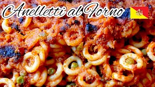 Anelletti al Forno  Piatto tipico Palermitano [upl. by Iridis]