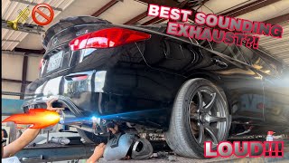 BEST BUDGET Q50 CUSTOM CATBACK EXHAUST BEST SOUNDING VQ SETUP [upl. by Maynard]