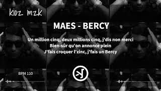 MAES  BERCY  ACAPELLA   PAROLES [upl. by Aihsile]