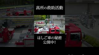 【はしごのヒミツ】高い場所の救助活動ならこの消防車！ automobile 消防車 はしご車 firefighter [upl. by Davison]