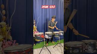 Drum Solo Roto Janny Dholi trending drums shorts [upl. by Portugal]