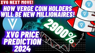 How Verge Coin Holders Will Be New Millionaires  XVG Price Prediction 2024 [upl. by Llirred]