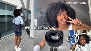 Como tirar fotos sozinho Um dia de fotos comigo edição e dicas para Instagram [upl. by Yhtomiht]