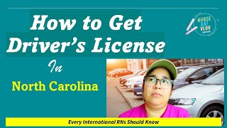 How to get a Drivers License in North Carolina NurseKatVLOG63 [upl. by Aikaz607]