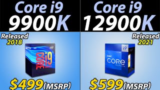 i99900K vs i912900K  How much PERFORMANCE improvement [upl. by Libnah]