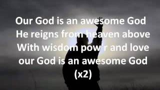 Awesome God by Michael W Smith  lyrics [upl. by Flemming157]