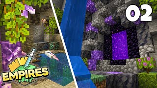 Empires SMP Gatehouse Build amp Allies Formed  Episode 4 [upl. by Oriane632]