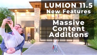 Lumion 115 New Features  Massive Content Library Addition [upl. by Norean]