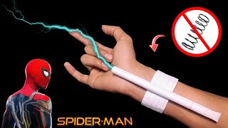 HOW TO MAKE SPIDER MAN WEB SHOOTER WITH PAPER  WEB SHOOTER WITH PAPER [upl. by Maddock]