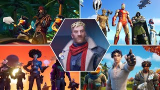 Fortnite All Storyline Cinematic Trailers Season 1  28 Chapter 5 Season 1 [upl. by Perrie]