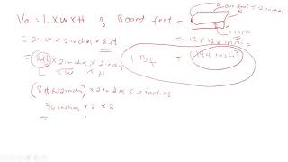 LUMBER DIMENSION CONVERSION INTO BOARD FEET [upl. by Phebe]
