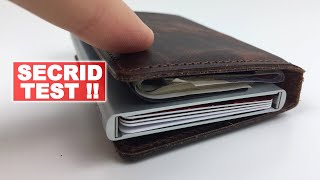 SECRID Slim Wallet Max Storage Test You Wont Believe [upl. by Itin]