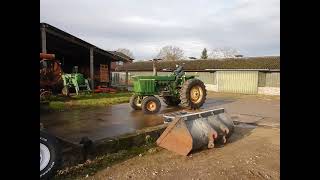 John Deere 4620  HappyOldIron Antique tractors in Belgium [upl. by Caves]