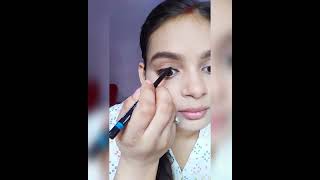 How to apply Kajal  Smudged Kajal Look  Beauty n Style [upl. by Ecnadnac334]