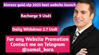 kinrossgoldvip 2023 best website launch  Deposit 9 Usdt  Withdraw 27 Usdt [upl. by Faludi]