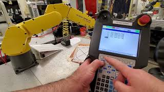 Fanuc Robot Tutorial 3 Introduction to Robot Coding  Write a Simple Code Using Teach Method [upl. by Rosana]