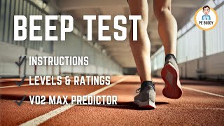 Full Beep Test 2024 Audio Age 16 with Instructions Levels amp V02 Max [upl. by Sualokcin]