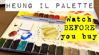 Heung Il Watercolor Palette  watch this before you buy [upl. by Dasteel519]