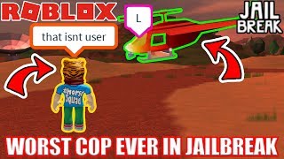 WORST COP EVER  Roblox Jailbreak [upl. by Anole]